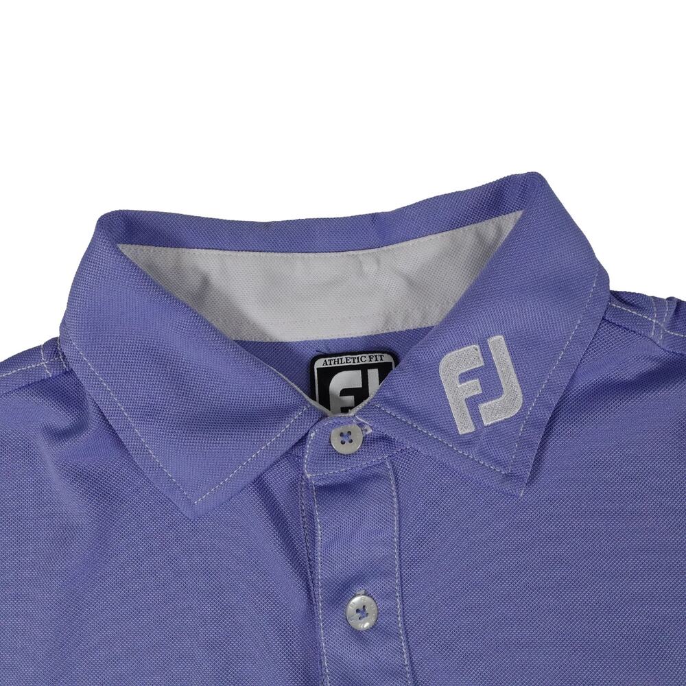 FootJoy Tour Embroidered PGA Performance Golf Polo Shirt Men's Athletic Large - Picture 3 of 9